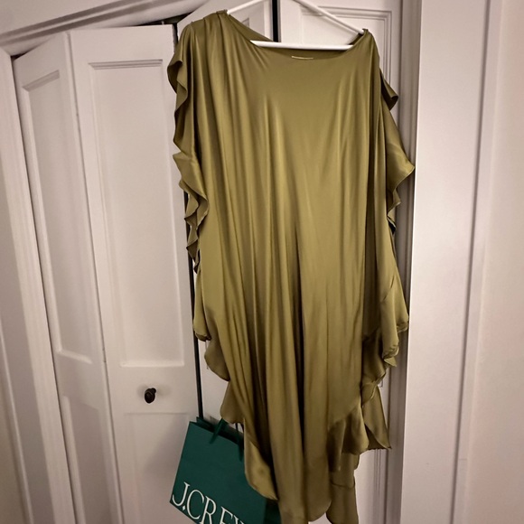 JAG "Eden" midi chartreuse dress - Picture 3 of 3